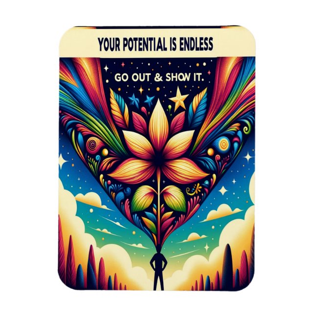 Your Potential is Endless Magnet (Vertical)