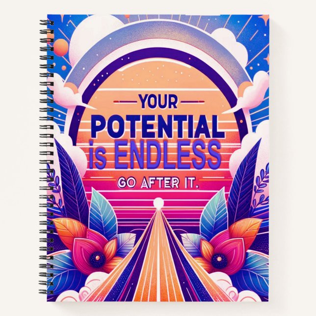 Your Potential is Endless Notebook (Front)