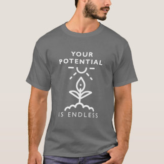Your Potential Is Endless Tee – Believe & Become