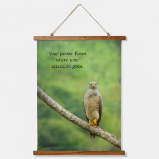 Your Power Flows Wood Topped Wall Tapestry