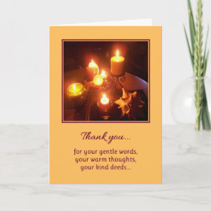 Your precious friendship... thank you card