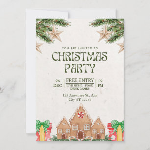 "Your Presence Honoured: Enchanting Christmas Invi Invitation