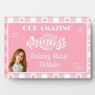 Your Princess! Keepsake photo tabletop plaque