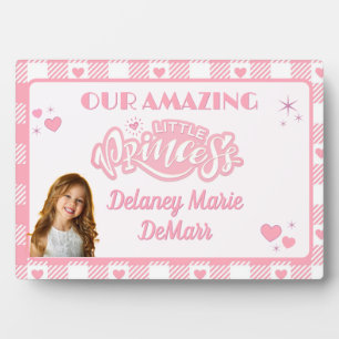 Your Princess! Keepsake photo tabletop plaque