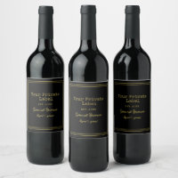  Your Private Label Black and Gold Special Reserve