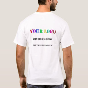 Your Promotional Company T-shirt with Logo & Text