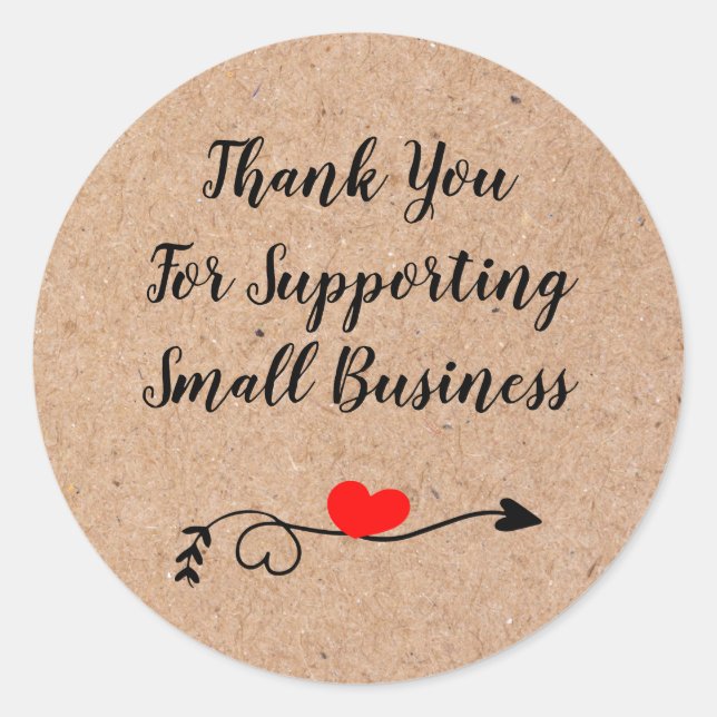 Your Purchase Made My Day Classic Round Sticker (Front)