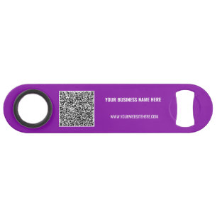 Your QR Code and Custom Text Bar Key Template