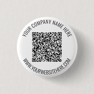 Your QR Code and Custom Text Button