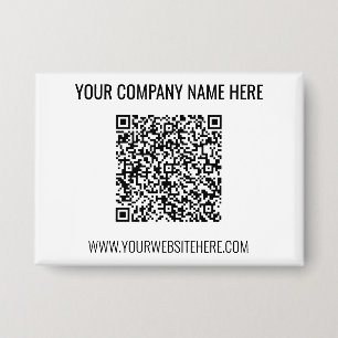 Your QR Code and Custom Text Button Choose Colours