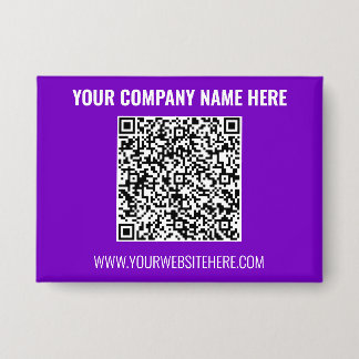 Your QR Code and Text Business Promotional Button