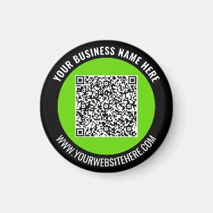 Your QR Code Branded Promotional Magnet Example
