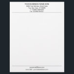 Your QR Code Business Name Address Info Letterhead<br><div class="desc">Your Colours - Simple Personalized Business Office Letterhead with QR code - Add Your QR code ( BACK SIDE ) - Image or Logo - Photo / Business Name - Company / Address - Contact Information - Resize and move or remove and add elements / image / text with customization...</div>