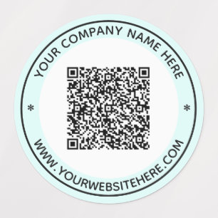 Your QR Code Business Product Labels Template