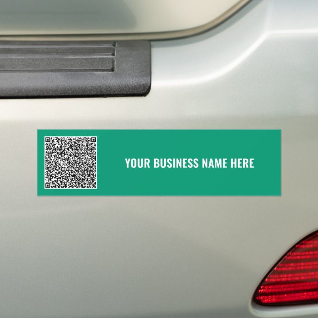 Your QR Code Business Promotional Bumper Stickers (On Car)