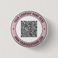 Your QR Code Business Promotional Button Example