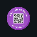 Your QR Code Custom Text and Colour Magnet Templat<br><div class="desc">Choose Colours and Fonts - Design Your Own Personalized Magnets with Your Special QR Code Scan Info and Custom Text Promotional Business or Personal Funny Magnet Gift - Add Your QR Code - Image - Photo or Logo / and Text - Name or other info / message - Resize and...</div>