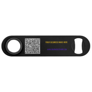 Your QR Code Custom Text Bar Key - Choose Colours