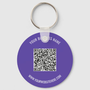 Your QR Code Name Info Colours Promotional Keychai Keychain