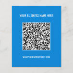 Your QR Code Name Website Colours Flyer Promotiona<br><div class="desc">Custom Colours and Font Flyer with Your QR Code and Custom Text Promotional Business Personalized Company Flyers / Gift - Add Your QR Code / Image or Logo - Photo / and Text Name / Information / More - Resize and move elements with Customization tool. Choose / add your favourite...</div>