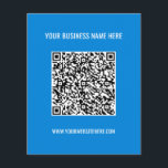 Your QR Code Name Website Colours Flyer Promotiona<br><div class="desc">Custom Colours and Font Flyer with Your QR Code and Custom Text Promotional Business Personalized Company Flyers / Gift - Add Your QR Code / Image or Logo - Photo / and Text Name / Information / More - Resize and move elements with Customization tool. Choose / add your favourite...</div>