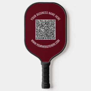 Your QR Code Name Website Colours Pickleball Paddl Paddle