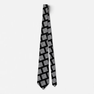 Your QR Code Personalized Neck Tie Custom Colours