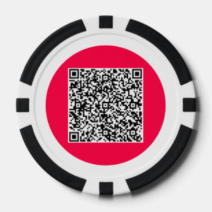 Your QR Code Personalized Poker Chips Choose Colou