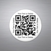 Your QR Code Professional Business Modern Round