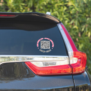 Your QR Code Scan and Custom Text Sticker Example