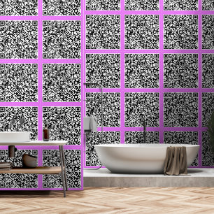 Your QR Code Scan Info Custom Colours Personalized Wallpaper