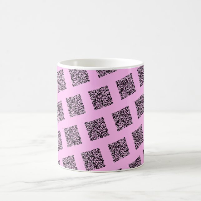 Your QR Code Scan Info Funny Mug Gift Custom Colou (Center)