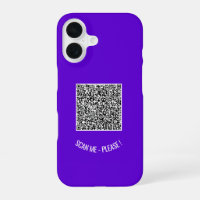 Your QR Code Scan Info iPhone Case Example
