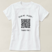 Your QR Code Scan Info Personalized Funny T-Shirt