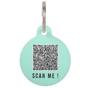 Your QR Code Scan Info Personalized Pet ID Tag