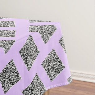 Your QR Code Scan Info Tablecloth - Choose Colours