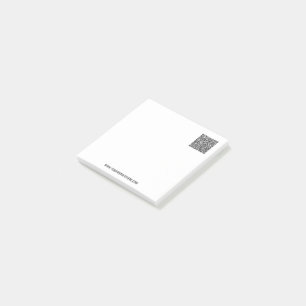 Your QR Code Scan Info Text Post it Notes