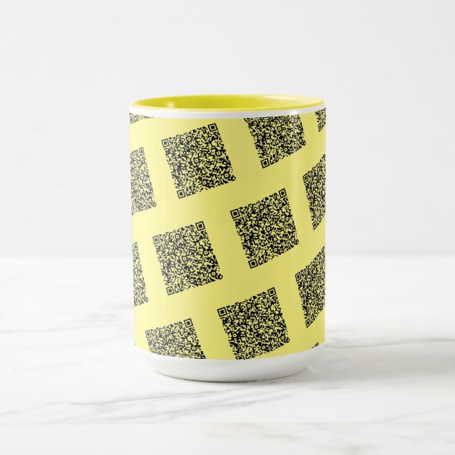 Your QR Code Scan Info Your Funny Mug Custom Colou (Center)