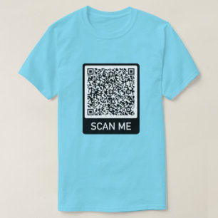 Your QR Code Scan Me Personalized Funny T-Shirt