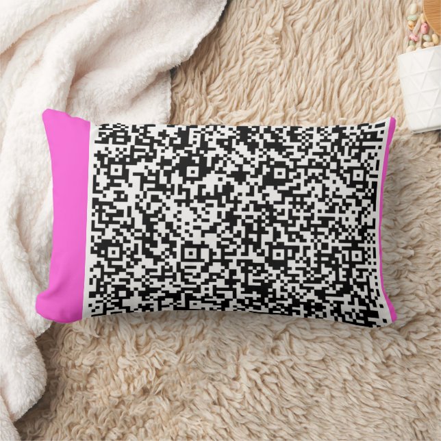 Your QR Code Scan Pillow Template Choose Colour (Blanket)