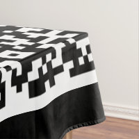 Your QR Code Tablecloth Custom Colours
