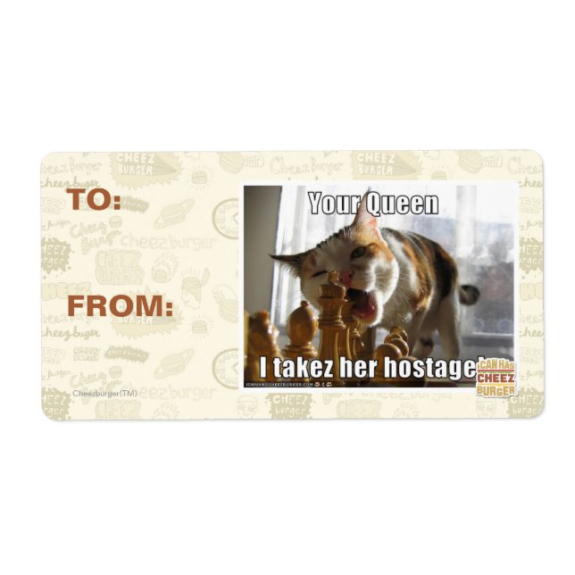 Your Queen, I takez her hostage (Front)