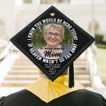 Your Quote Memorial Remembrance Photo Tribute Graduation Cap Topper<br><div class="desc">Honour a departed loved one at your school commencement ceremony with a custom photo memorial graduation cap topper. The picture and all wording on this template are simple to personalize, including "I know you would be here today if Heaven wasn't so far away" and "in loving memory." Quote can also...</div>