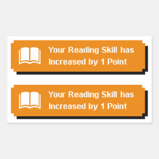 Your Reading Skill Has Increased Sticker