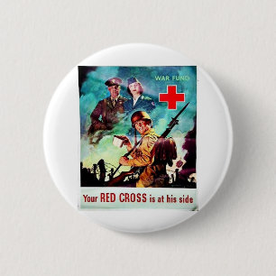 Your Red Cross 2 Inch Round Button