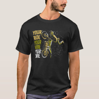 Your Ride Your Vibe Your Time Offroad Vintage Moto T-Shirt
