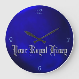 Your Royal Hiney - Royal Blue Wall Clock