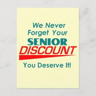 YOUR Senior Discount Invitation