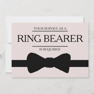 Your Service Is Requested as Best Man Groomsman In Invitation