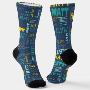 Your (Short) Name is All Over These Socks